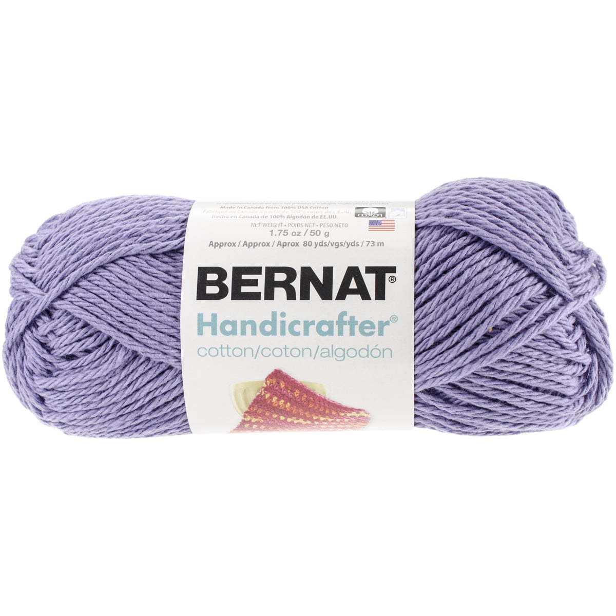 Bernat Handicrafter Cotton Yarn - Solids-Hot Purple | Walmart Canada