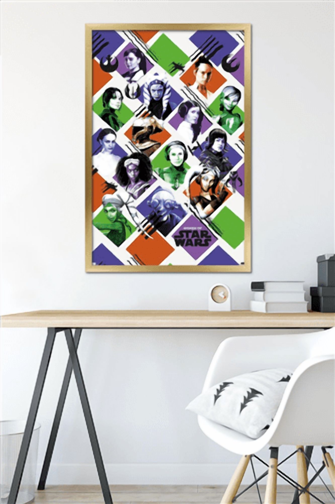Star Wars: Saga - Women of Star Wars Wall Poster, 22.375" x 34" Framed