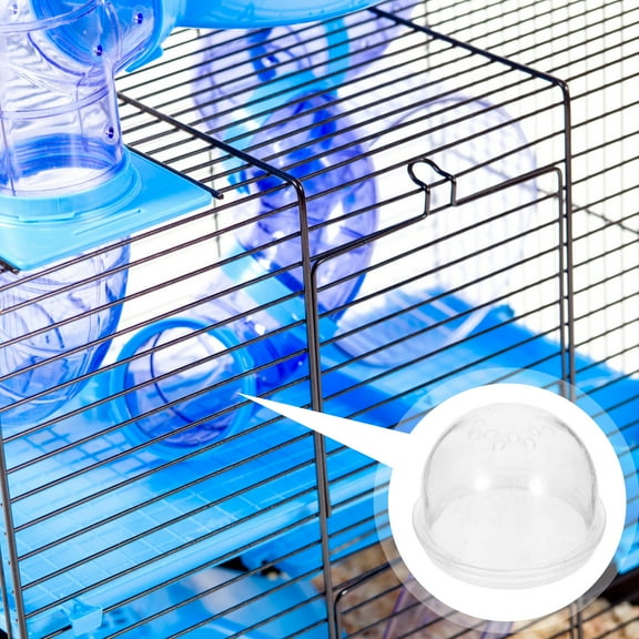 FRCOLOR 3Pcs Hamster External Cage Plugs Transparent Plastic For Tunnel Building Accessories