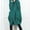 Green, variant on Babysbule Winter Coats for Women Fashion Woman Long Sleeve T-Shirt Open Front Loose Outerwear Hooded Pocket Solid Blouse Coat Tops Tops