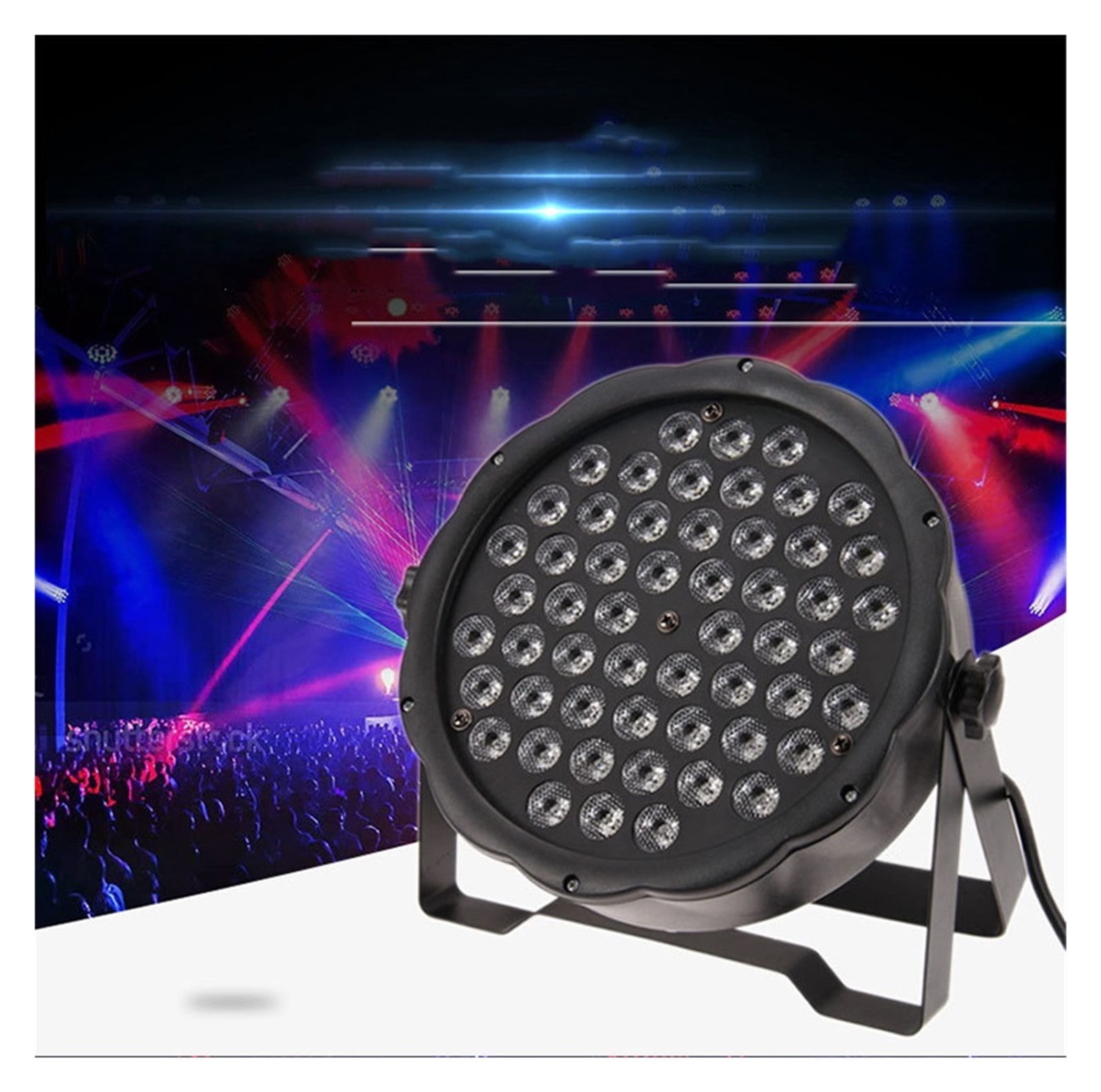 54 LED Par Light 7 Colors Sound Control RGBW DMX 512 DJ Disco Stage Lights KTV Christmas Bar Club Wedding Birthday Party Show