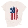 thumbnail image 2 of Vetsdori Womens Red White and Blue T Shirts USA Years Anniversary Short Sleeve Pullover Casual Graphic Crew Neck 4th of July,Independence Day Patriotic Shirts for Women Summer, 2 of 7