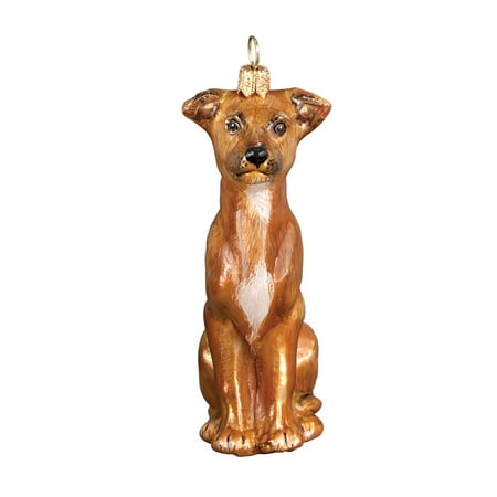 Italian Greyhound Sitting Dog Polish N Gl Christmas Ornament Italian Greyhound Sitting Dog Polish N Gl Christmas Ornament