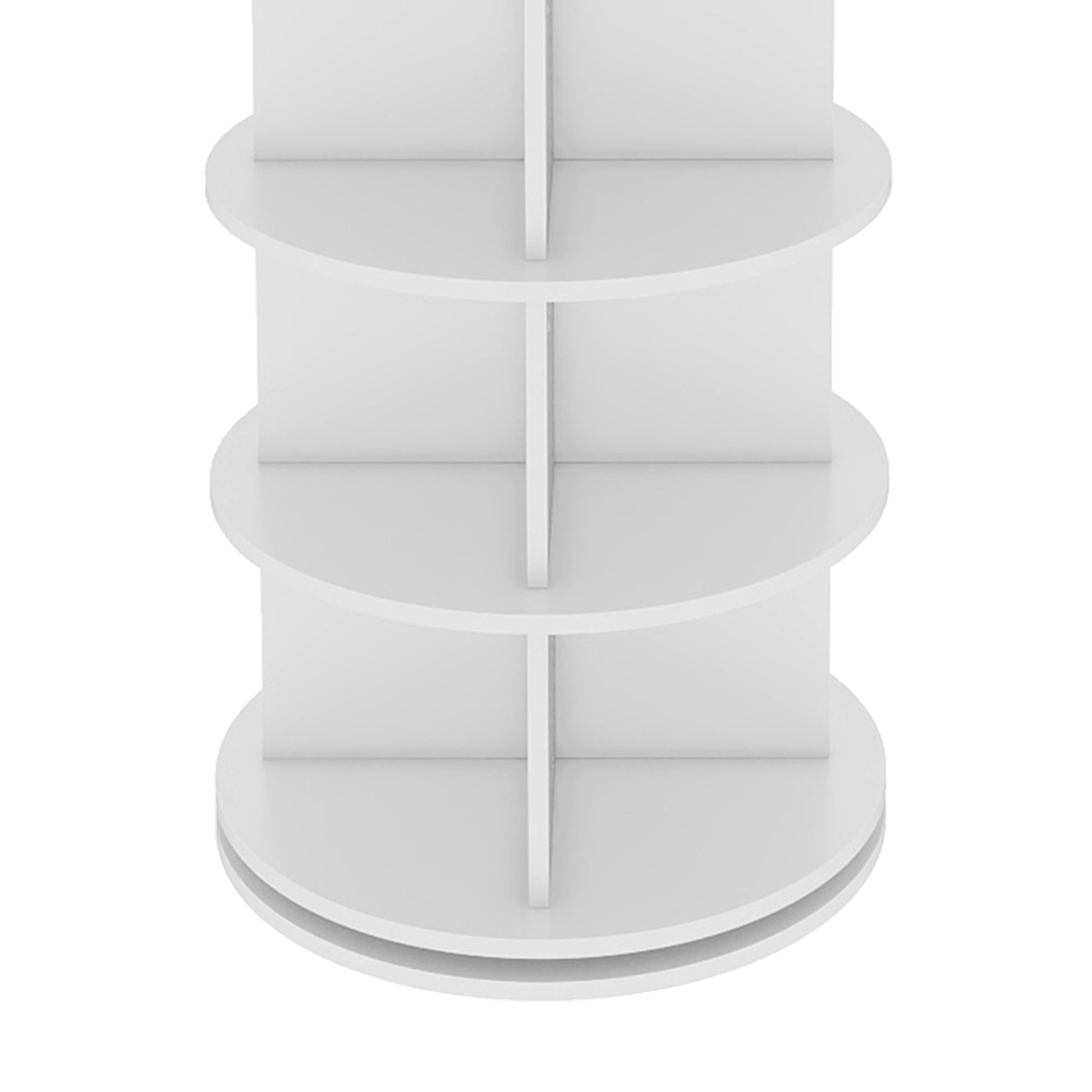 Uforic 6 Tier Rotating Shoe Rack Tower, 360° Spinning Shoe Display Lazy Susan,Vertical Rotate Shoes Closet Organization, White