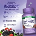 thumbnail image 5 of Elderberry Immune Complex | 60 Chewable Tablets | Plus Vitamin C & Zinc | Mixed Berry | by Nature's Truth, 5 of 7