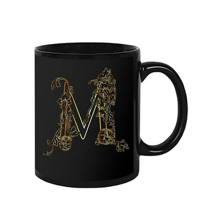 

Letter M Vintage Design Mug Unisex s -Image by Shutterstock