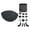 Black, variant on Necvior Component Pack Include Charging Dock Thumbsticks Paddles for Series 2
