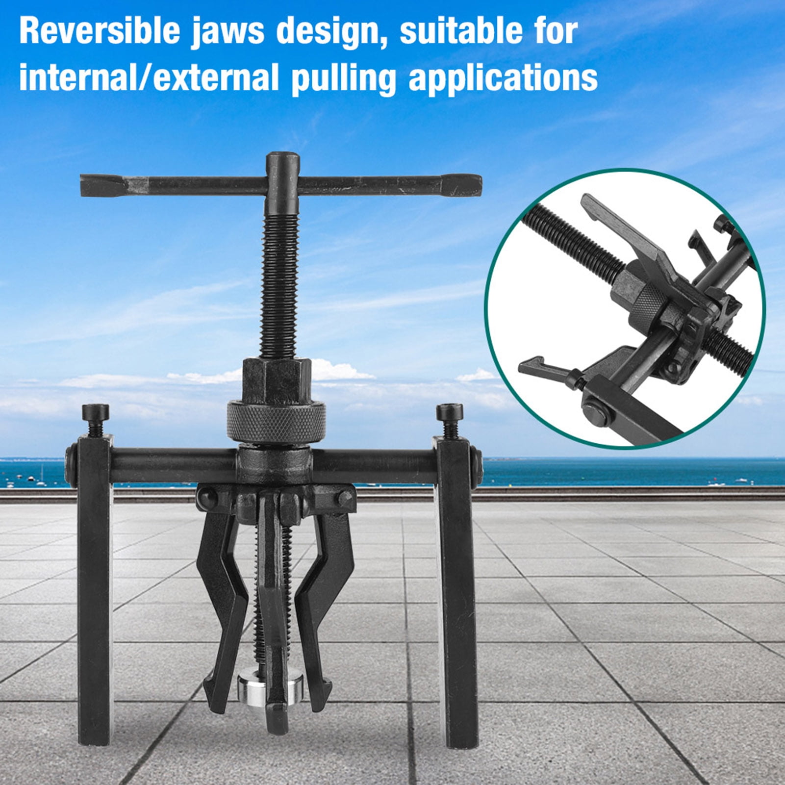 Voluxe Reversible Jaw Puller Repair Tool Internal Reversible Jaws Design Auto Repair for Home Use Pilot Bearing Puller Voluxe Reversible Jaw Puller Repair Tool Internal Reversible Jaws Design Auto Repair for Home Use Pilot Bearing Puller