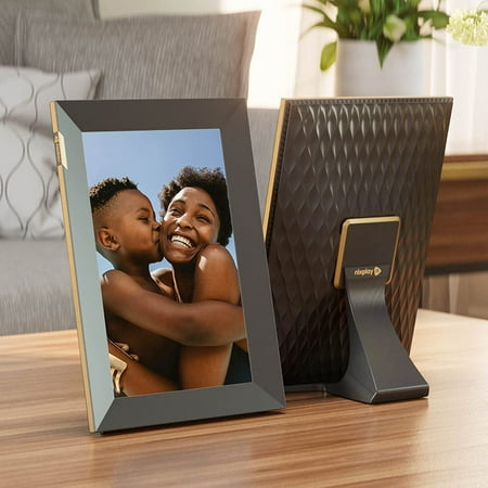 Nixplay - W10K Touch 10.1-inch LCD Smart Digital Photo Frame - Black/Gold