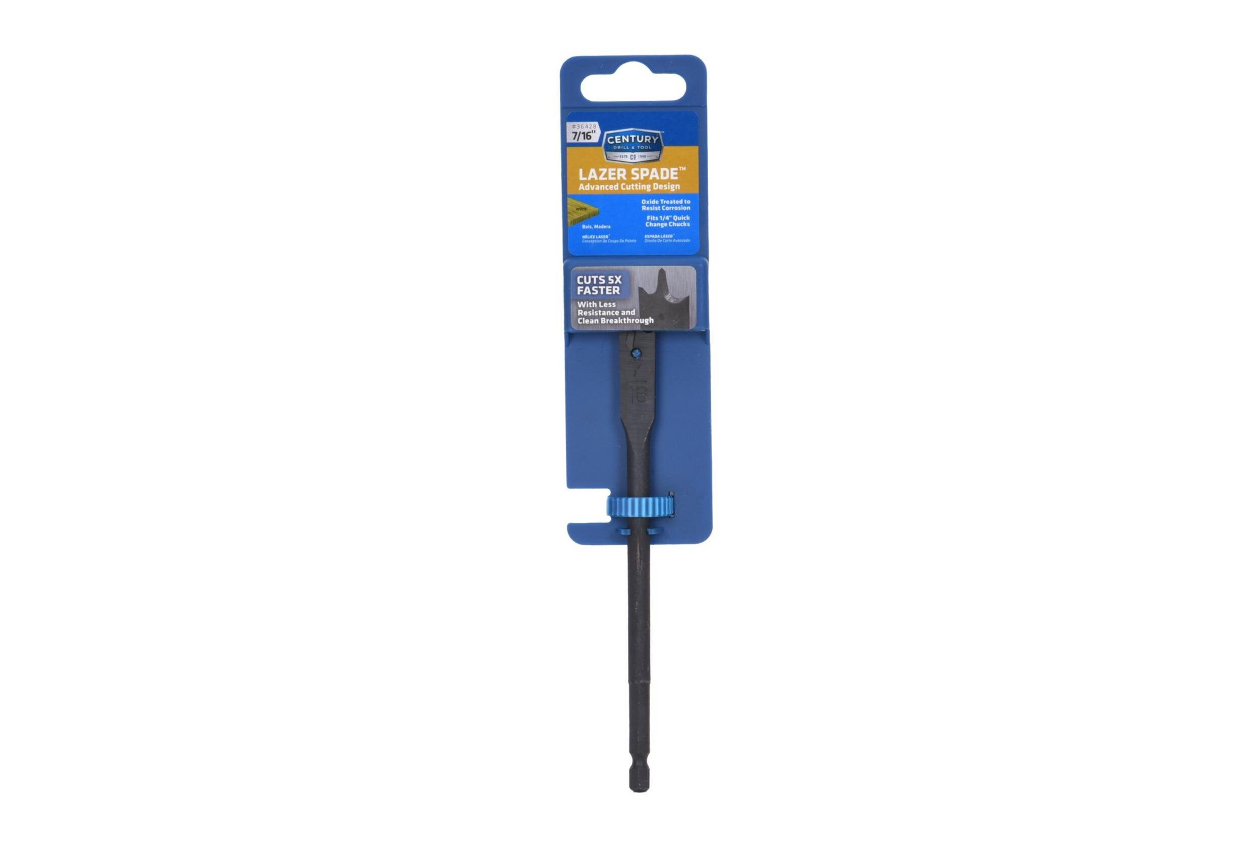 Century Drill & Tool – 36480 Lazer Spade Drill Bit – 1-1/4” x 6