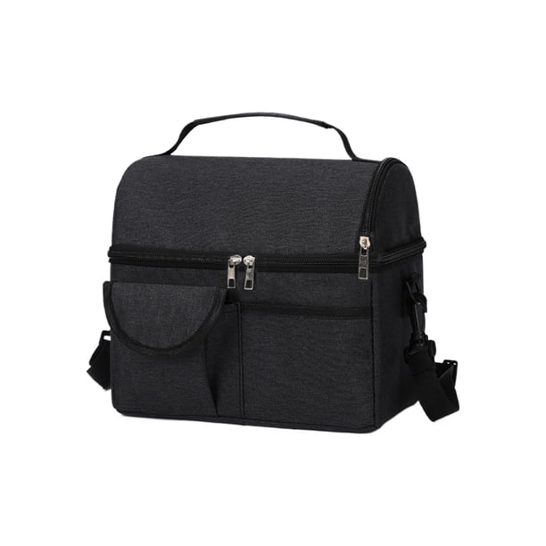 Bolsa de almuerzo Yuarrent aislamiento picnic color negro