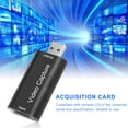 thumbnail image 4 of HDMI Capture Card, USB Acquisition Card USB2.0 Black For PC For Computer ANGGREK Otros, 4 of 8