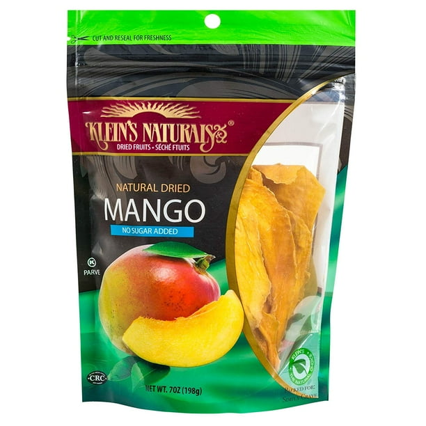 Klein's Naturals Dried Mango, Unsweetened, 7 oz