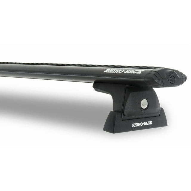 Rhino-Rack USA Roof Rack Y02-480B-NT Vortex; Fits Existing Tracks On Cap/Topper/Hardtop Tonneau; Black; 54 Inch Length Cross Bar