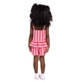 thumbnail image 5 of Wonder Nation Toddler Girls' Striped Tank Top and Shorts Set, 2-Piece, Sizes 12M-5T, 5 of 7