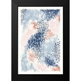 thumbnail image 2 of Marshall, Laura 11x14 Black Modern Framed Museum Art Print Titled - Spring Blooms II Blue, 2 of 5