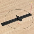 thumbnail image 2 of GanWei Multi-Function Aluminum Alloy Woodworking Compass and Straightedge Tool for Precision Circle and Line Drawing in Metric or Imperial Units, 2 of 6