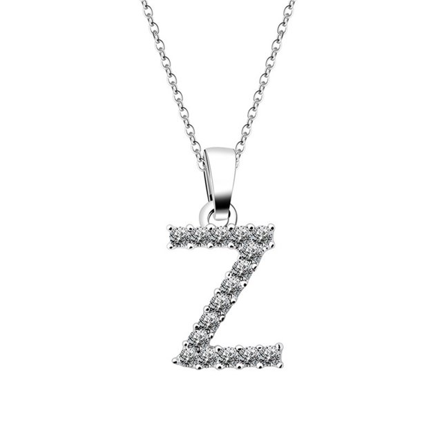 Moda mujer regalo 26 letra inglesa nombre cadena colgante collares joyería Wmkox8yi sjalhkljlk5616