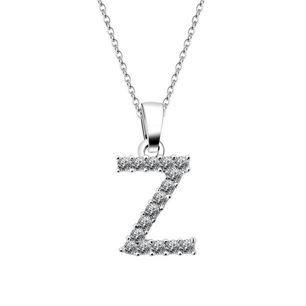 Moda mujer regalo 26 letra inglesa nombre cadena colgante collares joyería Wmkox8yi sjalhkljlk5616