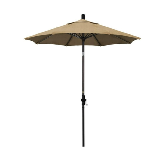 California Umbrella 7.5 ft. Sunbrella Fiberglass Tilt Market Umbrella