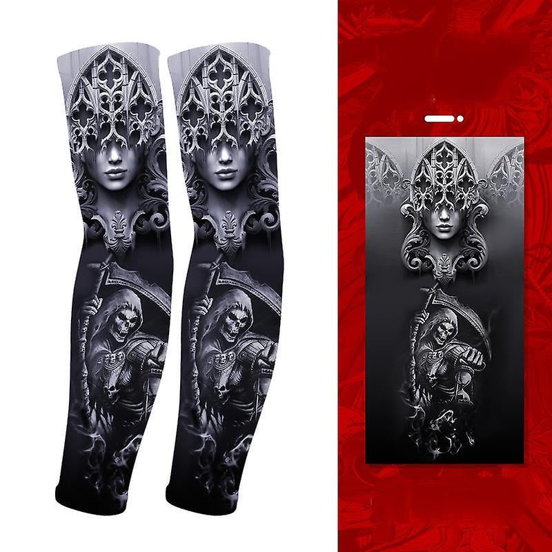 Cool Tattoo Sleeves Arm Stockings,fake Temporary Tattoo,stretchy