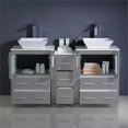 thumbnail image 4 of Fresca Fcb62-241224-V Torino 60" Free Standing Double Basin Vanity Set - Grey, 4 of 4