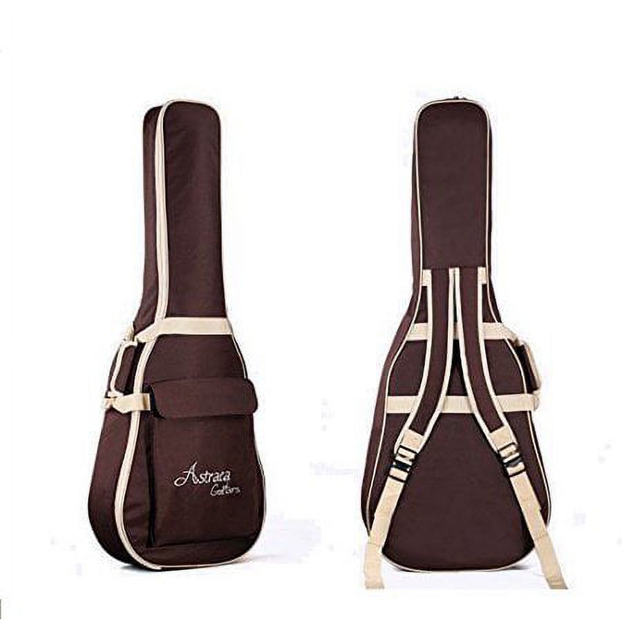 Folk Acoustic Guitar Gig Bag Case PU Padded Waterproof for 39 40 41 inch