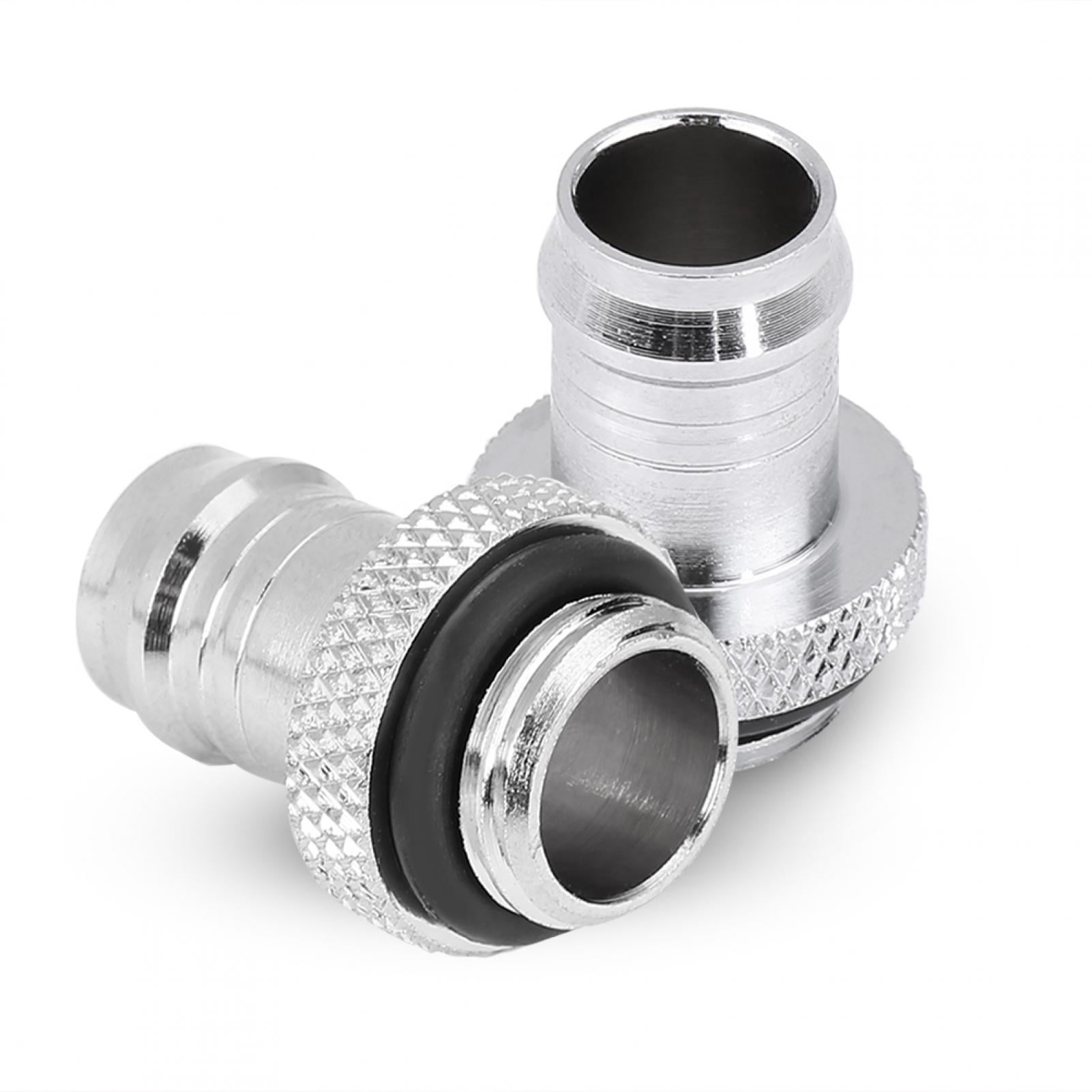 G1/4 To 3/8 Barb Fitting For PC Water Cooling – Chrome Plated Brass, Soft Tubing Adapter - View #3