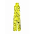 thumbnail image 2 of Combinaisons Habillées pour Femmes Soirée Invitée de Mariage Grande Taille Sans Manches Combinaisons Pantalon Grand Long Jaune P, 2 of 5