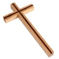 thumbnail image 2 of Wooden Cross Pendant for Decor Made of Chocolate Color 1pc, 2 of 3