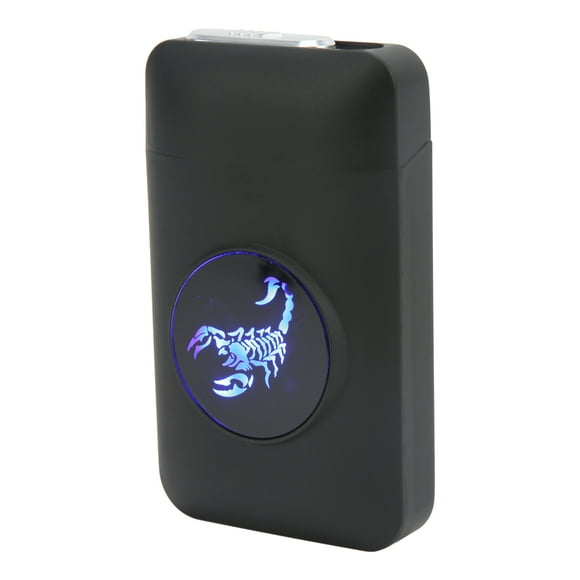 EOTVIA Cigarettes Lighter, Matte Finish Anti Crush ABS Material USB Charging Case For Outdoor For Household