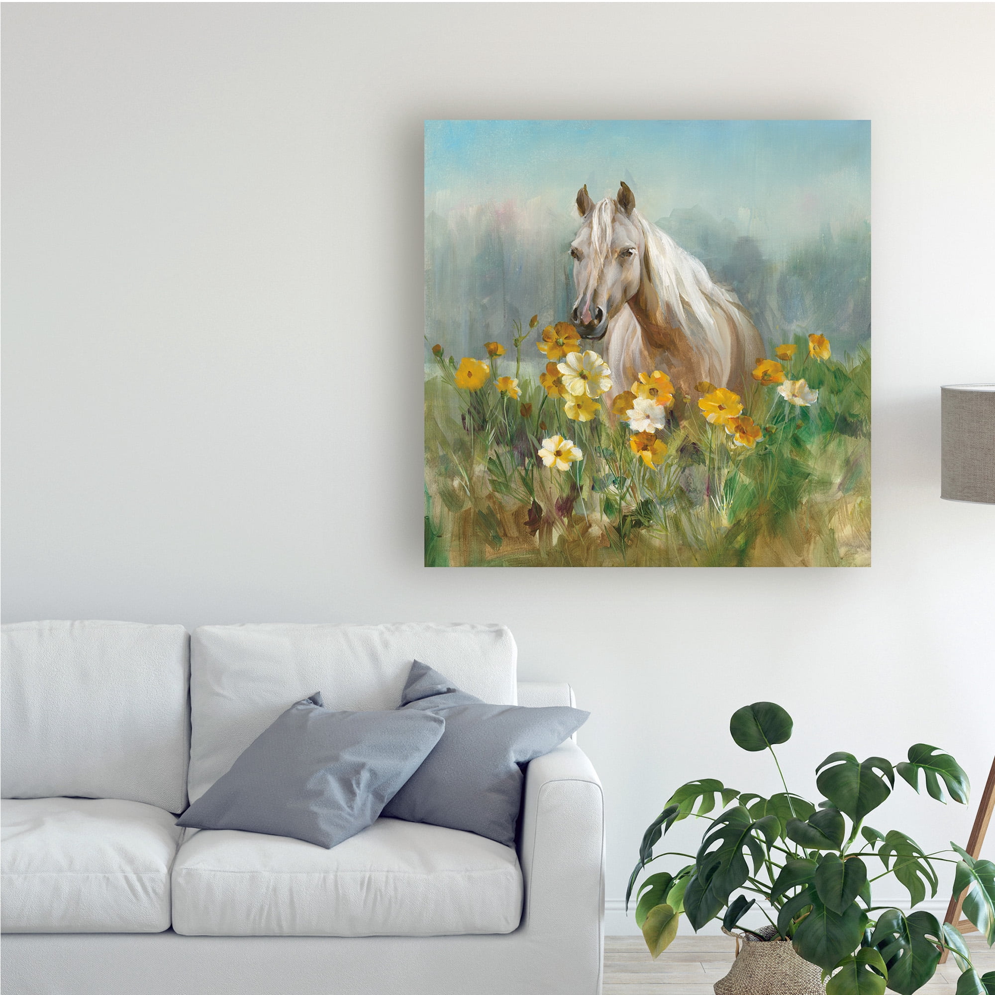 Trademark Fine Art 'Farm and Field II' Canvas Art by Danhui Nai