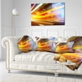 thumbnail image 3 of Designart Car Light Trails in Hong Kong - Cityscape Photo Throw Pillow - 12x20, 3 of 5
