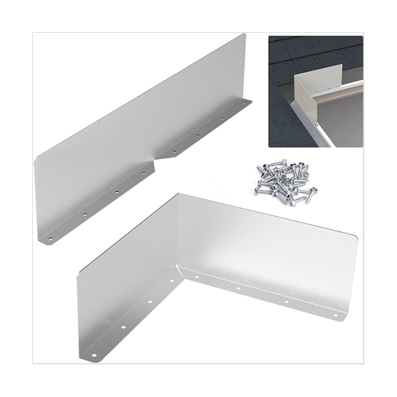 4 Pack Rain Gutter Gutter Splash Guards for House Roof Corner Diverter Roof Rain Diverter Gutter Splash Guards