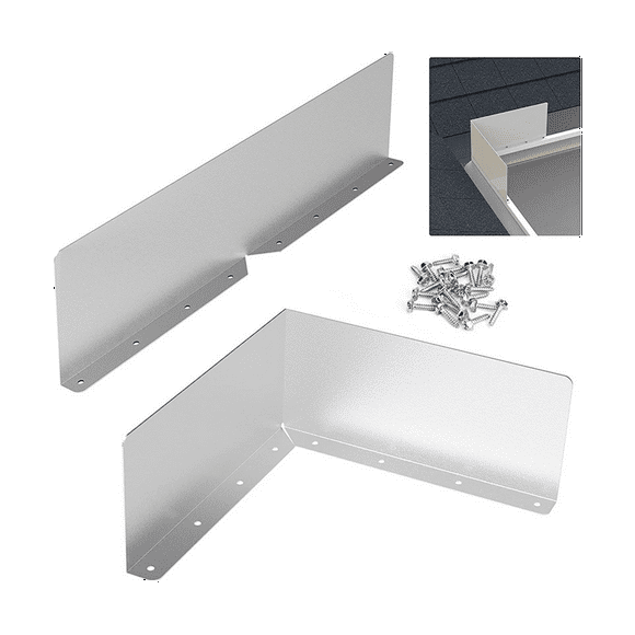 4 Pack Rain Gutter Gutter Splash Guards for House Roof Corner Diverter Roof Rain Diverter Gutter Splash Guards