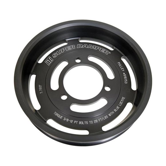 Auto-Tech Interiors ATI916153 7.99 in. 8 GRV Supercharger Pulley for 2009-2015 CTS-V LSA - OEM Size