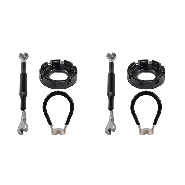 Eigraketly Kit de herramientas de reparación de bicicletas, llave de rueda de bicicleta de montaña , cadena de acero para ciclismo Type4 NO4