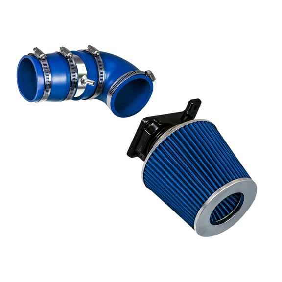 Rtunes Racing Short Ram Air Intake Kit   Filter Combo BLUE Compatible For 02-07 Mitsubishi Lancer 2.0L â€¦