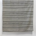 thumbnail image 1 of Black And Beige Cotton With Varied Pattern Rug, 1 of 1