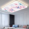 thumbnail image 2 of Fluorescent Light Covers 4 Pack 4x2 ft Pink Flowers Ceiling Light Covers Blue Pink Butterfly Light Filters for Classroom, Office & Home, Drop Ceiling Light Covers, 2 of 8