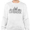 thumbnail image 2 of Skyline Cambridge England Sweatshirt Unisex 3X-Large White, 2 of 5