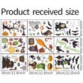 thumbnail image 4 of 9Sheets Halloween Window Clings, Removable Halloween , Halloween Wall Decals Decor Decorations Window Wall Stickers, Halloween Gel Window Clings for Glass Windows for Home, 4 of 7