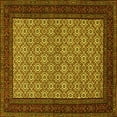 thumbnail image 1 of Ahgly Company Indoor Square Persian Yellow Traditional Area Rugs, 7' Square, 1 of 4