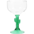 thumbnail image 1 of 1 UNID creativo de cactus en forma de vino vidrio vidrio taza de bebida decoración de escritorio (transparente), 1 of 7