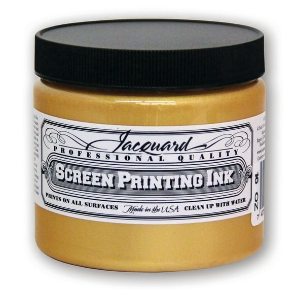Jacquard Professional Screen Printing Ink, 16 oz., Solar Gold