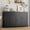 black, variant on Garderth Sideboard Buffet Cabinet With Storage,Large Wood Buffet Table,Modern Console Table,Accent Coffee Bar Cabinet With Drawer,Shelves & Doors For Dining Living Room Kitchen