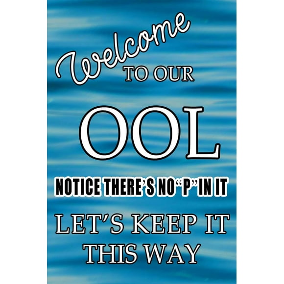 Funny 16" x 12" Pool Rules Vintage Metal Sign Kitchen Decor Bar Pub Club Cafe Home Restaurant Wall Decor Art Sign Post