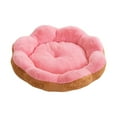 thumbnail image 2 of 40x40x15 Inches Medium Flower Donut Dog Bed, Soft Round Plush Calming Bed for Cats Dogs, Warming Cat Bed Mat - Non- Machine Washable Pet Couch, 2 of 6