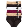 thumbnail image 3 of Paquete de Pantaletas Adda Lingerie Modelo Florencia, Diseño de encaje y tela satinada, Colores surtidos, 3 of 3