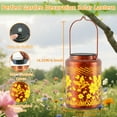thumbnail image 6 of Solar Lanterns Outdoor Waterproof Hummingbird, KagoLing Birthday Gifts for Women Mom Grandma, Garden Decor Hanging Solar Lights Outdoor Metal Lantern Decoration Outside for Yard, Patio, Backyard, 6 of 9